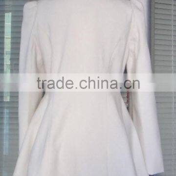 2016 Long White Wool Overcoats Fashion Women photo-2