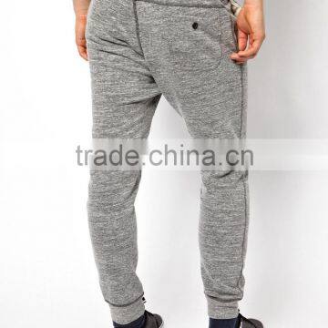 Man Heathered Gray Slim Fit Sweat Pants photo-2