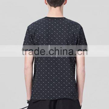 2017 Summer New Design Custom Gym Street Wear t Shirt Printed photo-2