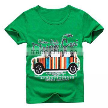 China Apparel Factory Wholesale Printed Boys Stylish T-shirt Designs photo-2