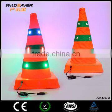 collapsible portable safety orange foldable traffic cone