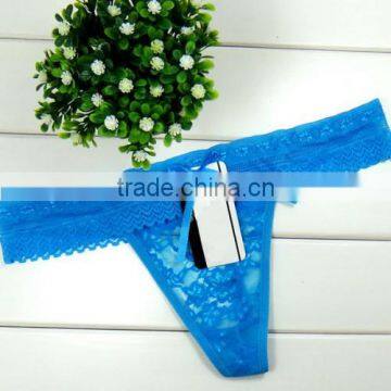 Lace & Cotton Sexy Girls Wearing Thongs Sexy Transparent Thong Panties photo-5