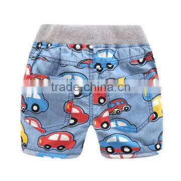 Cute Style Full Cartoon Printing Wholesale Boys Denim Shorts photo-2