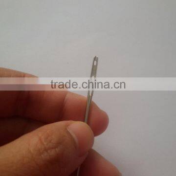 Golden Big Eye Blunt Hand Sewing Needles Stainless Steel photo-4