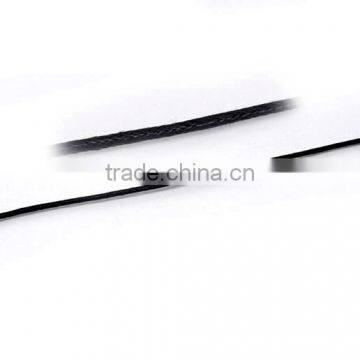 Wholesale Black Waxed Cotton Necklace Cord 2mm photo-2