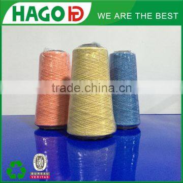 Nm27 Ne16s Tex37 hago recycled cotton yarn candle wick cotton yarn