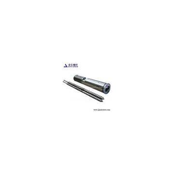Twin screw barrel