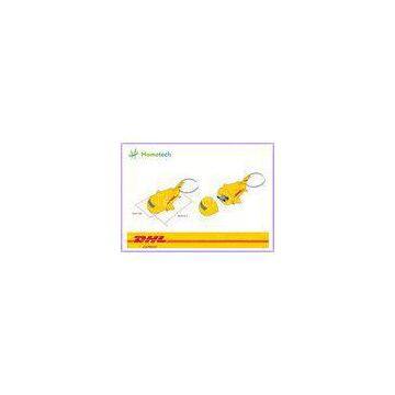 Yellow Gift Cartoon Customized USB Flash Drive Soft Rubber For Boys