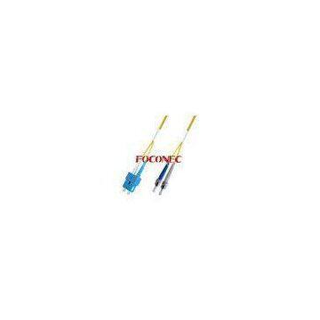 SC to ST Single-mode Duplex Fiber Optic Patch Cord, PC or UPC Polishing