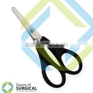 Stainless steel children plastic handle scissors B-PHS-7