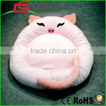 hot Selling Dog Products Soft Stuffed Pig Shape Pet Bed