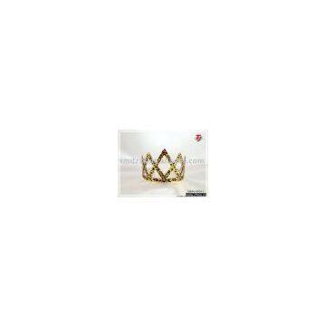 Party supply/ Party decoration/ Tiger pattern print on flat surface party tiara crown/ TJ6054 AB/GA-1