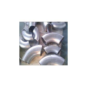 90 degree 2.5 titanium pipes bending In pipe fittings