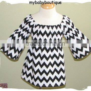 black and white chevron print dress kids clothing wholesale chevron dresses