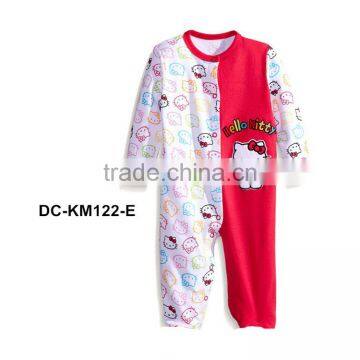 Lovely Cartoon Printing Foreign Trade Cotton 2017 Hot Sale Soft Baby Romper