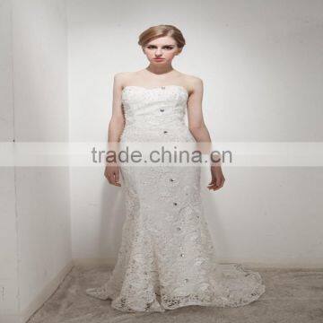 New Style Elegantsling with lace wedding dress A-Line Sweetheart Neckline Lace Wedding Dress AS304