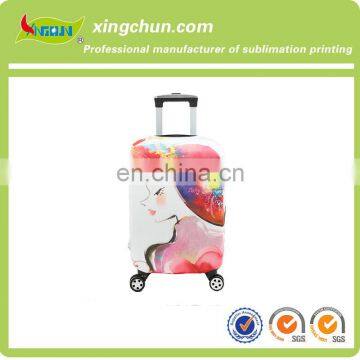 Fashion style clear high elasticity spandex luggage cover