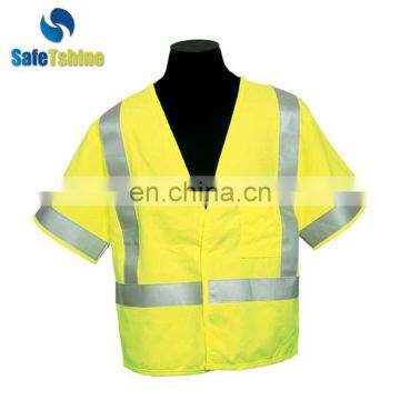 Industrial high quality roadway safety clothes for worker man