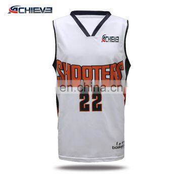 wholesale reversible short sleeve basketball jersey/basketball shorts