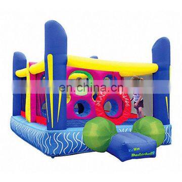 Indoor air bouncer inflatable trampoline bouncer combo for kids