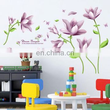 Elegant Bouquet Pattern DIY Removable PVC Decals 60cm*90cm Wall Stickers