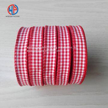 Ribbon Manufacturer Supply Polyester Tartan Ribbon photo-2