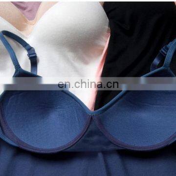 Viacin Wholesale Sexy Women Tank Top With Cups/wholesale Plain Tank Tops photo-3