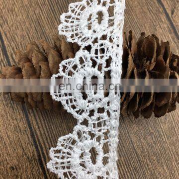 2.5cm OLT3051 hot sale chemical embroidery lace trim for garment