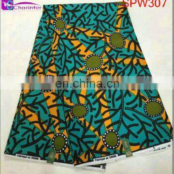 Africa Fabric Wax Print African Print Fabric Wax Hollandais Super Wax SPW306 photo-2