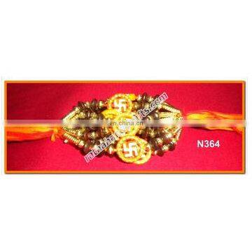 Exclusive Swatik Beads Rakhi 1