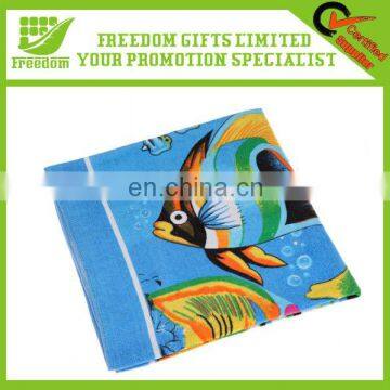 Promotional Logo OEM Cotton Beach Towel