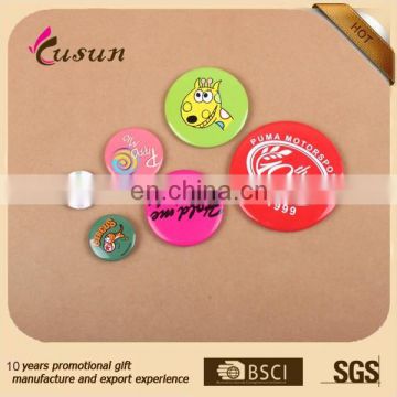 Factory high quality wholesale fashion cartoon tin button badge