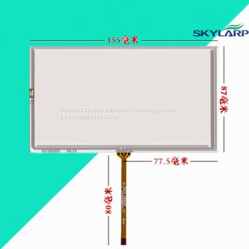 6.2''inch Touchscreen for hsd062idw1 TM062RDH01 Automotive In-car panel DVD navigation GPS LCD touch panel Glass 155*87m