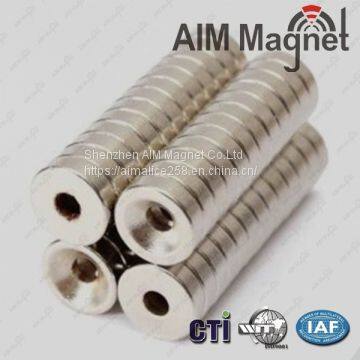 AIM Rare Eath Permanent Magnet NdFeb Magnet Round Countersunk Magnet photo-2