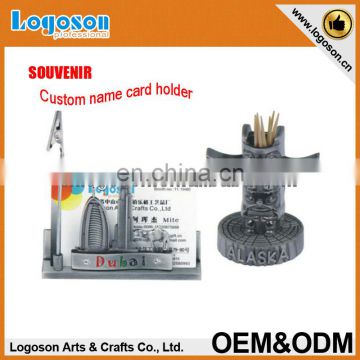 OEM 100% high quality guarantee engraving zinc alloy name card holder souvenir