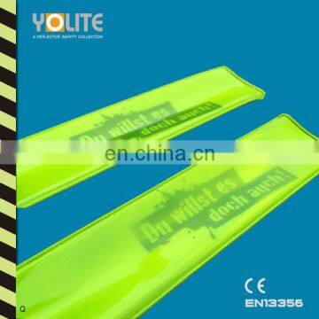 Wholesale Custom Cheap Reflective Slap Bracelet With High Quality