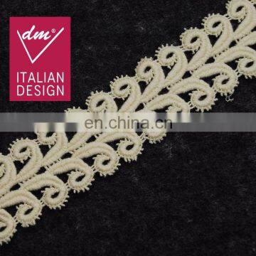 New style high quality 100% cotton eyelash lace trim for clothes