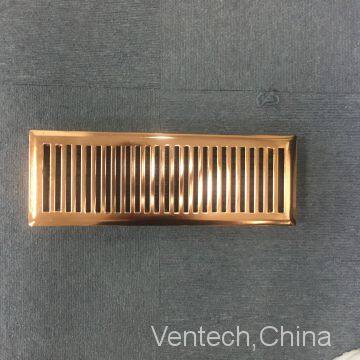 iron ventilation floor air grille and registers