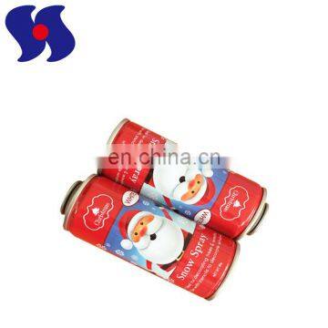 OEM Empty Metal Spray Containers for Aerosol Snow Spray with CMYK Printing