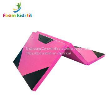 Mixed Cheap Gymnastic Folding Yoga Mat for Fitness Body Building photo-5