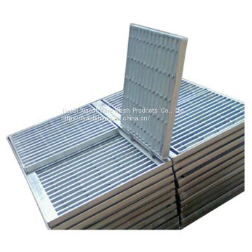 Industrial platform serrated bar grating galvanized / grating material / aluminum grate flooring