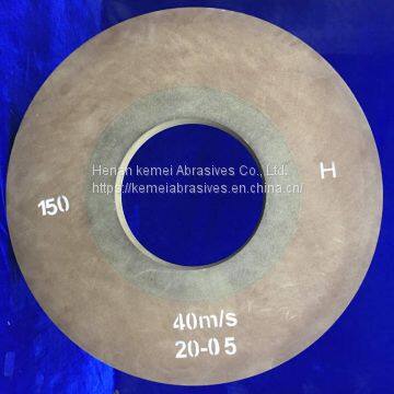 Resin bond monocrystalline fused alumina grinding wheel