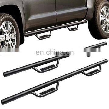 3" Side Step Running Board Nerf Bar Black For 07-19 Toyota Tundra Crew Max