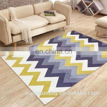 PRINTED SHORT PLUSH MAT - 3606 COMTEMPERORY MODERN DESIGN photo-6