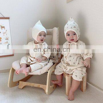 A0217# 2020 New Baby Bodysuit Style Baby One Piece Toddler Girls Clothing Newborn Baby Clothes With Hat