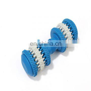 Leakage Food Training Dog Toy Dumbbell Shaped Pet Toys photo-5