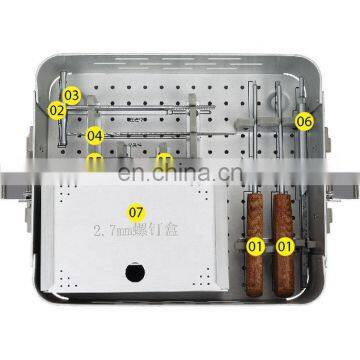 CE & ISO Marked Medical Veterinary Bone 2.7mm Locking Plate Instrument Kit Orthopedic Surgical Instrument Set