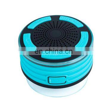 portable mini  waterproof ipx7 bluetooth external usb stereo outdoor speaker