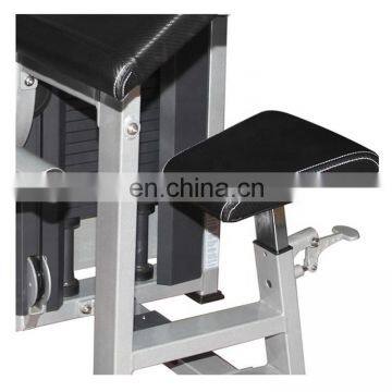 SM2-10 Top Quality Pin Loaded Indoor Body Building Life Fitness Equipment Weight Fitness Machine Seated Biceps Curl For Sale