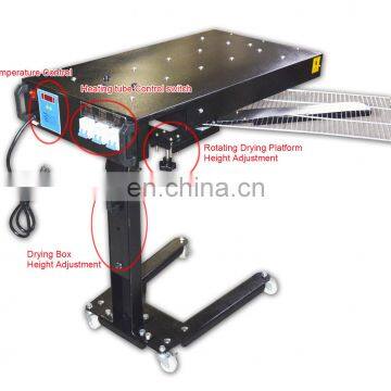 Adjustable Height Floor Type Stainless Steel Movable Flash Dryer for t Shirt Clothes